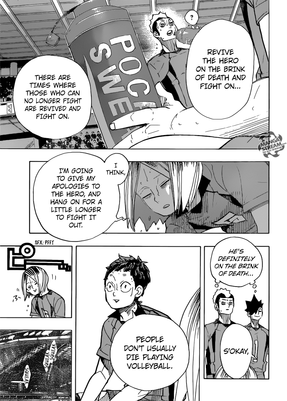 Haikyuu!!, Chapter 323 image 05